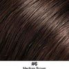 12" Human Hair Wig | Mono Top Lace Front Hand-Tied Wig | Look of Love 949-SH - 6 Medium Brown