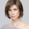 Amy Small Deluxe | Lace Front Mono Top Part Hand Tied Synthetic Wig | Ellen Wille Petite - COFFEE BROWN MIX 8.12.6 | Medium and Dark Brown with Light Auburn Blend