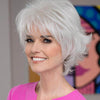 Aria | EnvyHair Human/Synthetic Blend Wig | Open Cap Construction | Envy Alan Eaton - Light Grey