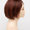 Amelia | 100% Human Hair Wig | Monofilament Top Lace Front Hand Tied | Envy | Alan Eaton - Amelia-Dark Red