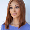 CHELSEA | EnvyHair | Mono Crown | Blended hair| Lace Front | Hand tied Wig | Envy | Alan Eaton - CHELSEA | EnvyHair | Mono Crown | Blended Hair | Lace Front | Hand Tied Wig | Envy | Alan Eaton |Lighter Red