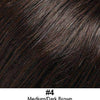 12" Human Hair Wig | Mono Top Lace Front Hand-Tied Wig | Look of Love 949-SH - 4 Medium/Dark Brown