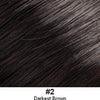 12" Human Hair Wig | Mono Top Lace Front Hand-Tied Wig | Look of Love 949-SH - 2 Darkest Brown