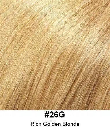 16" Human Hair Ponytail Extension with Secure Wing Combs | Look of Love 333 - H - Image Maker Wigs Online