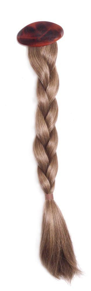 18" Braided Barrette Hair Addition Extension | Pre - Styled Synthetic Braid | Look of Love 266 - Image Maker Wigs Online