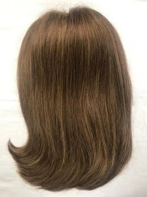 Style 249-H-IL / Human hair topper 8" x 6" base 14" long Extension - Buy Wigs USA