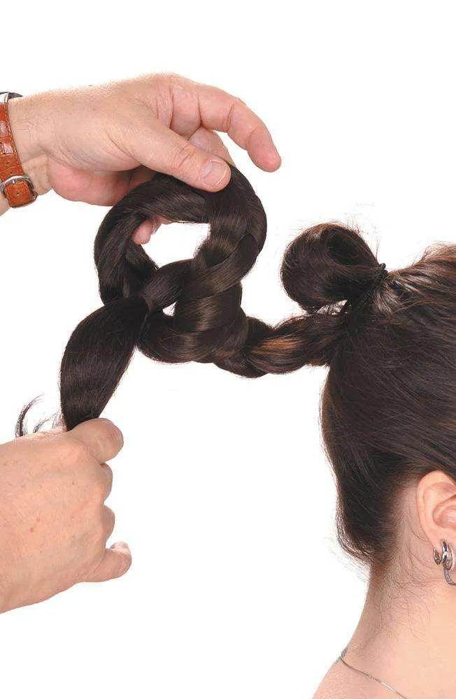 26" Braided Hair Switch | Synthetic Hair Addition with Elastic Loop | Look of Love 214 - Image Maker Wigs Online