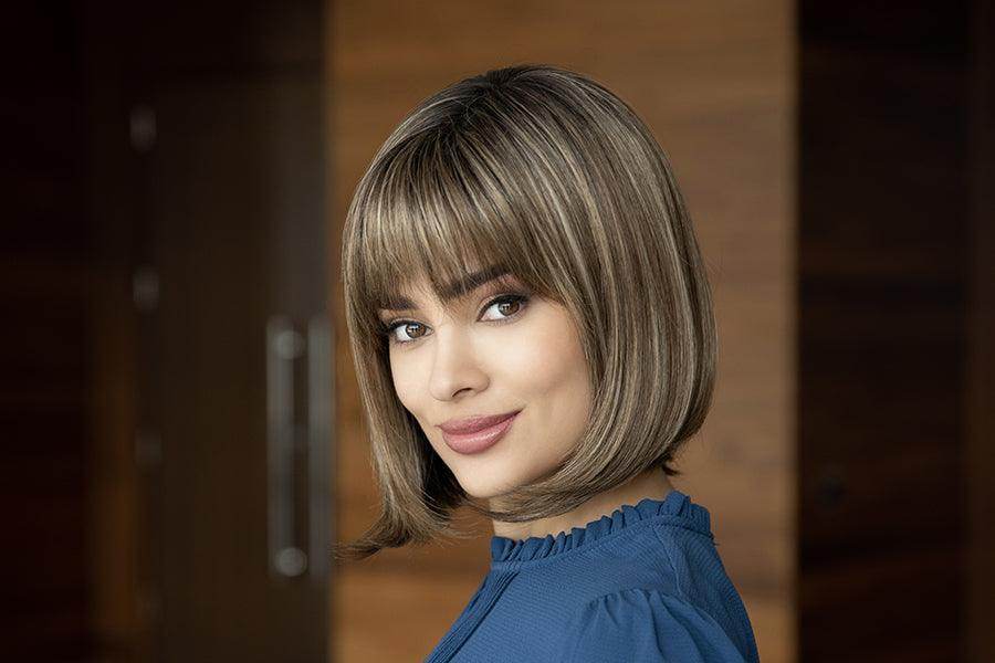 Petite Paige Mono Part Synthetic Wig - Image Maker Wigs Online