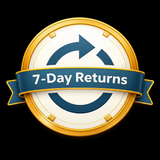 7-Day Returns Badge with text