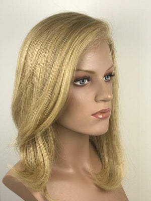 8"x6" Human Hair Topper 14" Length | Illusion Front & Extended Coverage 949 - H - Image Maker Wigs Online