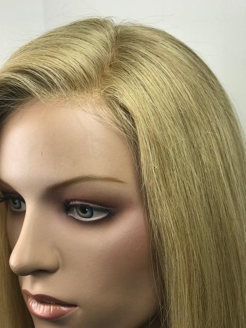 8"x6" Human Hair Topper 14" Length | Illusion Front & Extended Coverage 949 - H - Image Maker Wigs Online