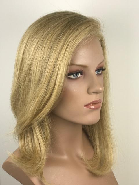 Style 249-H-IL / Human hair topper 8" x 6" base 14" long Extension - Buy Wigs USA
