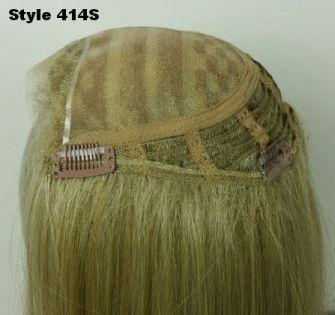 Hair Topper 5.5" x 7" Synthetic 14"-15" HD Heat defiant by Look of Love - Buy Wigs USA