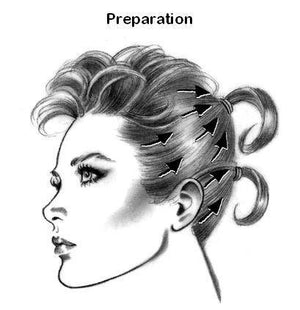 Effortless Glam 18" Curly Hair Extension with Banana Clip or Wing Comb | Look of Love 254 - Image Maker Wigs Online