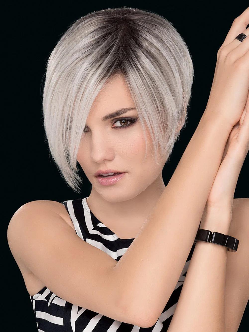 Amaze | Lace Front Mono Part Human/Synthetic Hair Blend Wig | Ellen Wille | Petite Average - Buy Wigs USA