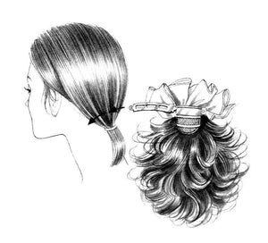 Layered 10"–11" Barrette Clip Hair Extension | Pre - Curled Synthetic Shag | Look of Love 125 - Image Maker Wigs Online