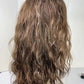 Long 16" Human Hair Topper 3/4 Demi - Cap Wig Look of Love 267 - H - Image Maker Wigs Online