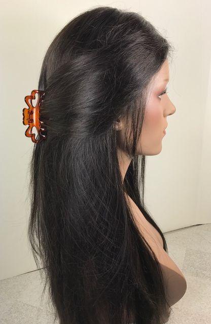 Look of Love 16″ 100% Remy Human Hair Wig Silk Top, Illusion Front Hairline - Image Maker Wigs Online