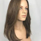 Look of Love 16″ 100% Remy Human Hair Wig Silk Top, Illusion Front Hairline - Image Maker Wigs Online