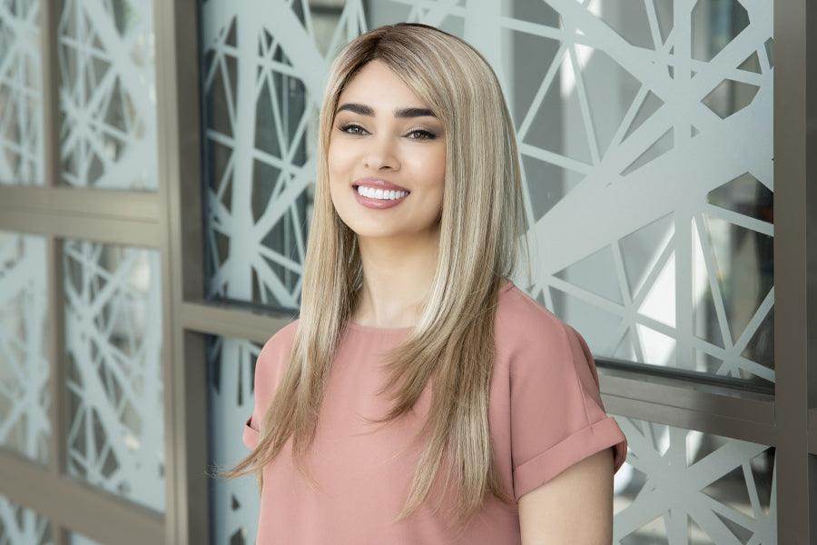 McKenzie Mono Part Synthetic Wig - Image Maker Wigs Online