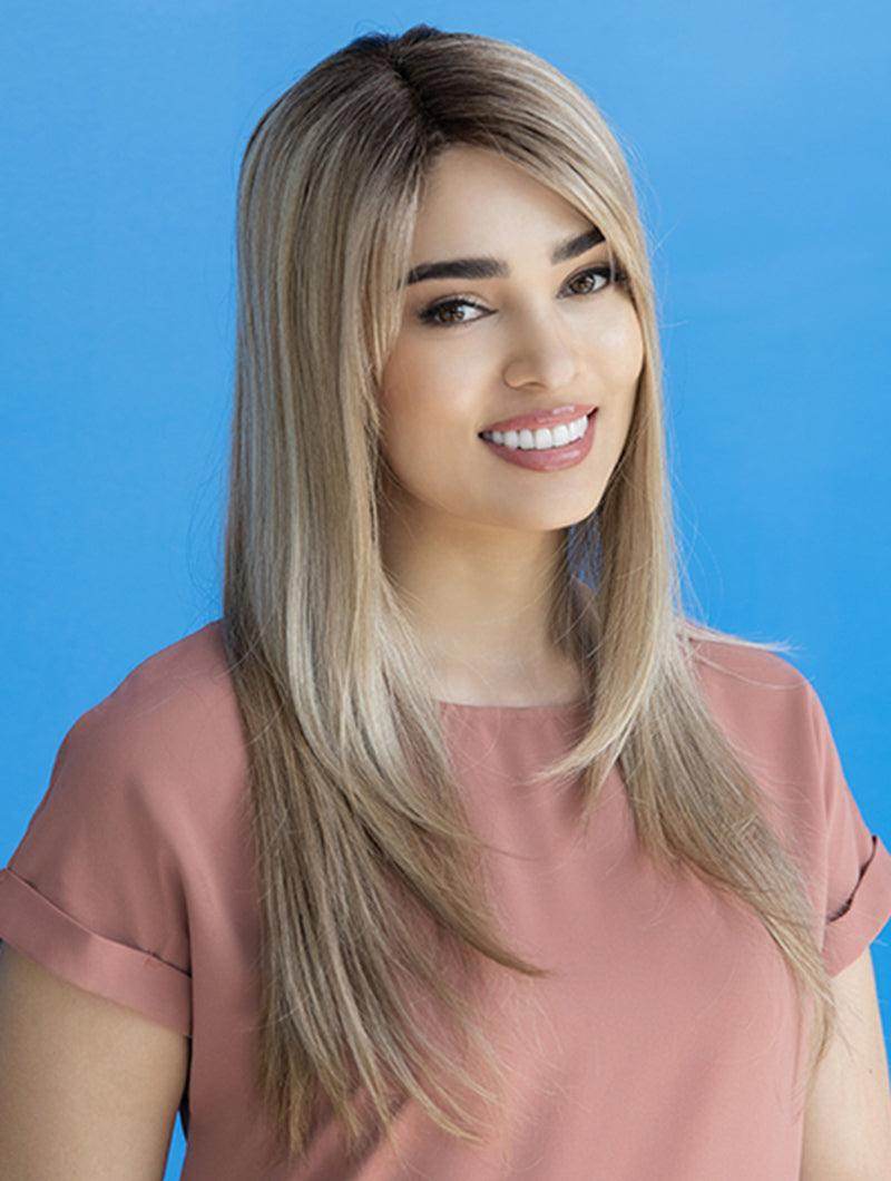 McKenzie Mono Part Synthetic Wig - Image Maker Wigs Online