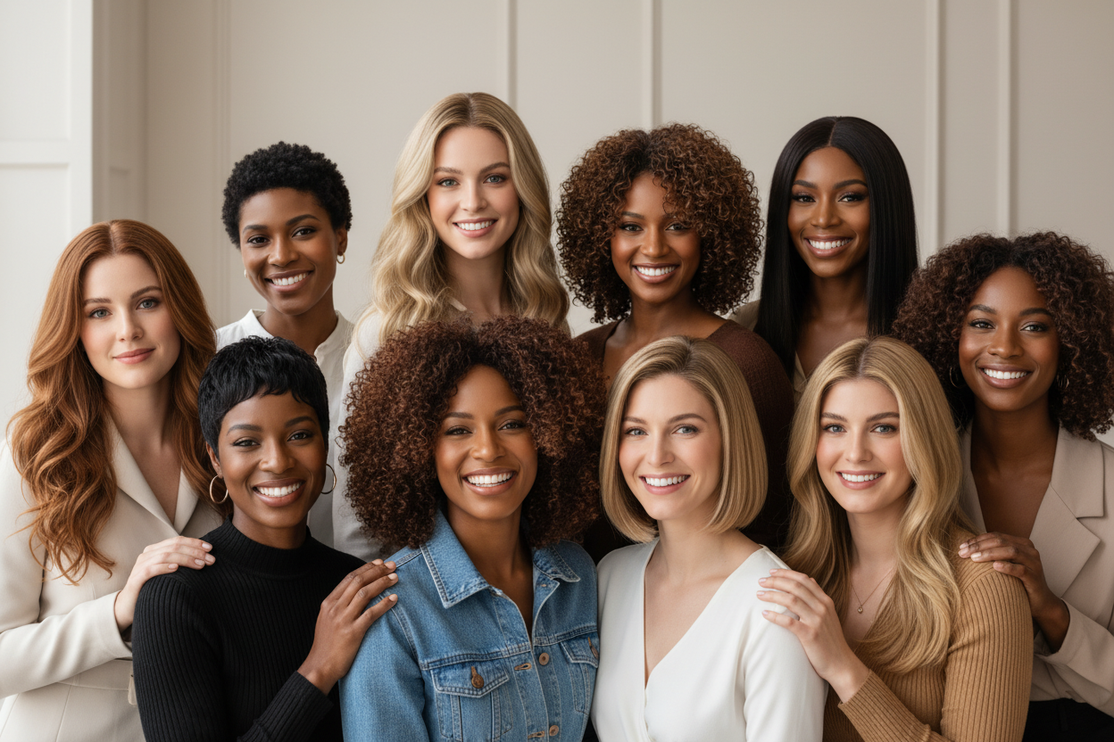 not so colorful of hair 