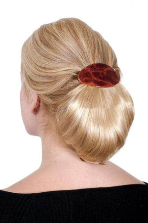 Page Boy Chignon Hair Accessory | 5" Nape Barrette Clip | Look of Love 235 - Image Maker Wigs Online