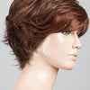Relax Wig – Short Shaggy Layers, Lace Front Heat-Friendly Synthetic Wig Ellen Wille - AUBURN ROOTED 33.130.4 | Dark Auburn Deep Copper Brown and Darkest Brown Blend with Shaded Roots