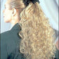 S - Wave Barrette Shag Hair Extension | 21" Layered Synthetic Curls | Look of Love 319 - Image Maker Wigs Online
