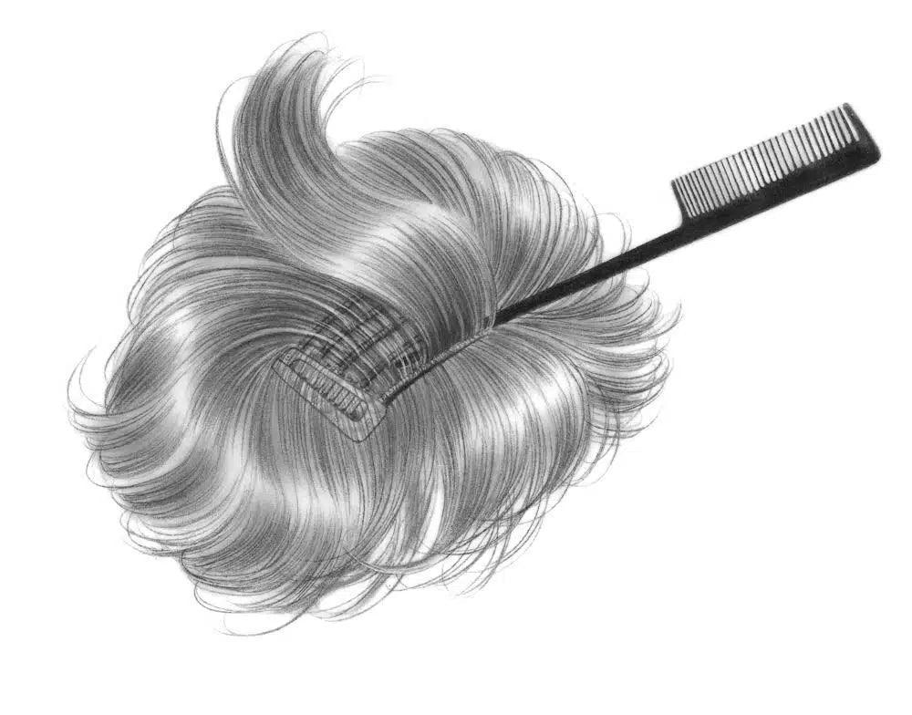 Topper Human Hair Integration Piece 4" x 6" Addition Extension | Look of Love - Image Maker Wigs Online