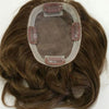 Topper human hair 6" long base 5" x 4.5" Silk base Hand tied Look of Love - Style 113-H