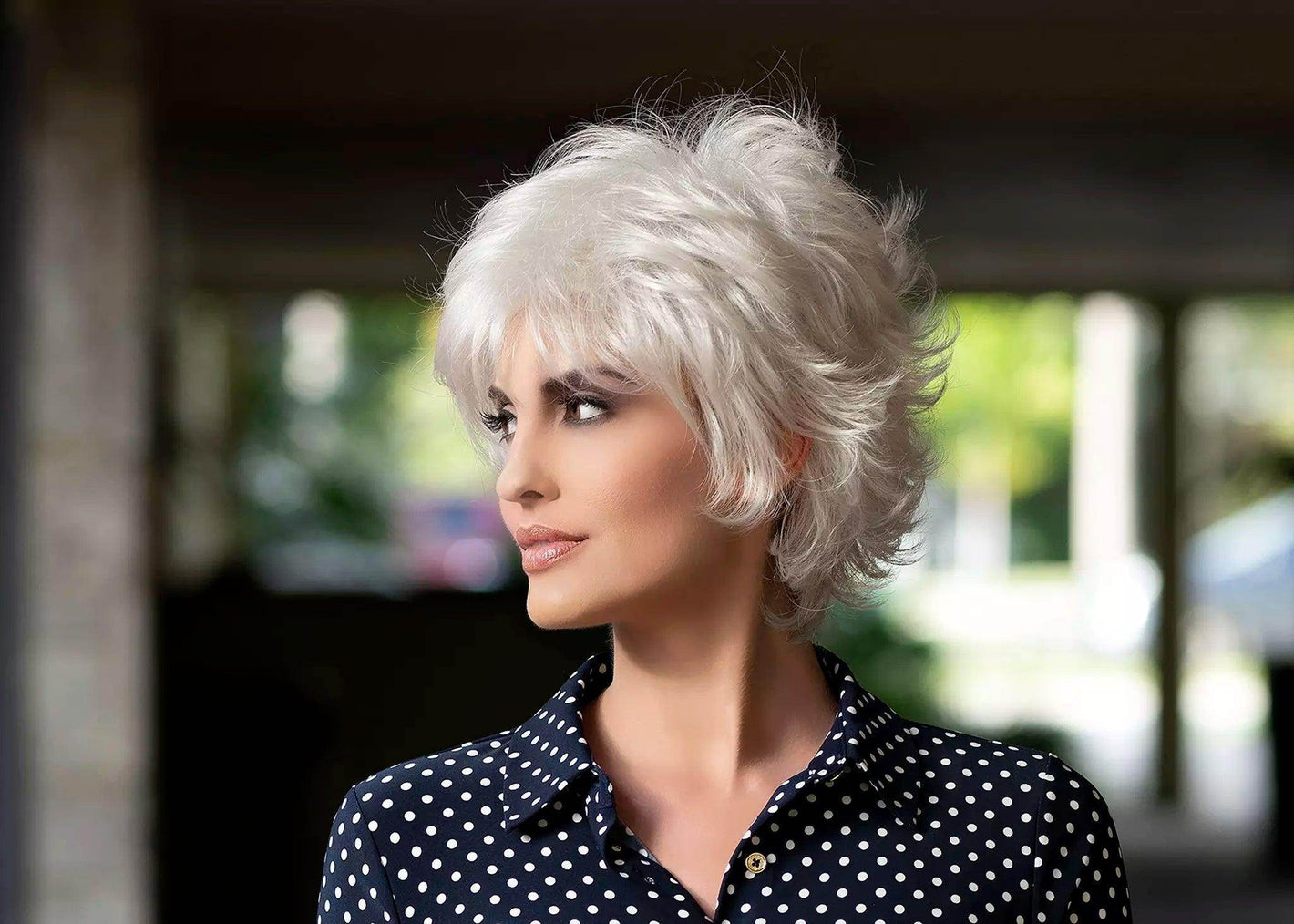 PT Petite Alyssa Open Top Synthetic Wig - Image Maker Wigs Online