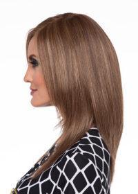 Ava | EnvyHair 30/70 Human Hair Synthetic Mono Part Lace Front Wig by Envy Alan Eaton | Sleek & Alluring Style, Heat-Friendly Versatility - Buy Wigs USA
