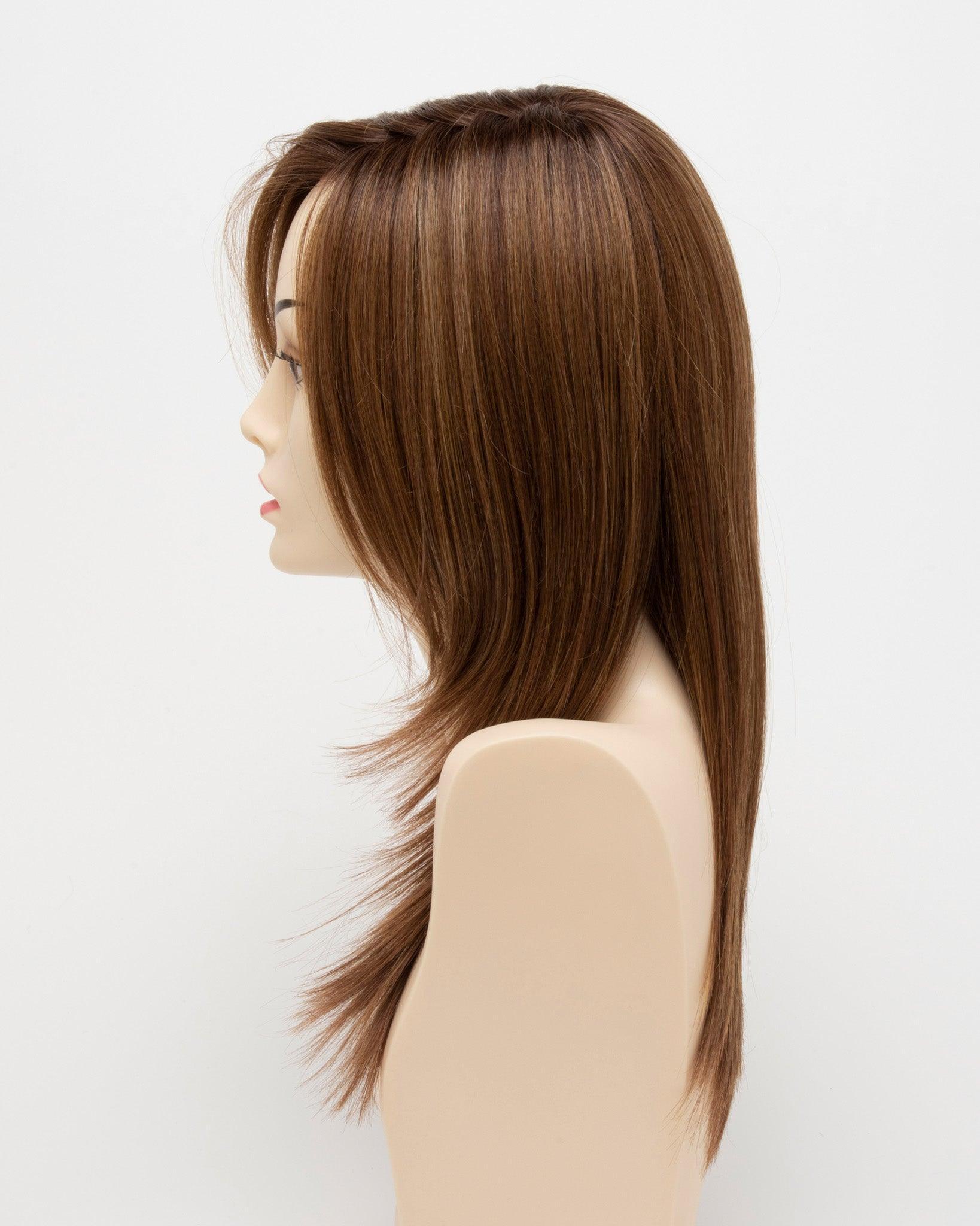 Ava | EnvyHair 30/70 Human Hair Synthetic Mono Part Lace Front Wig by Envy Alan Eaton | Sleek & Alluring Style, Heat-Friendly Versatility - Buy Wigs USA