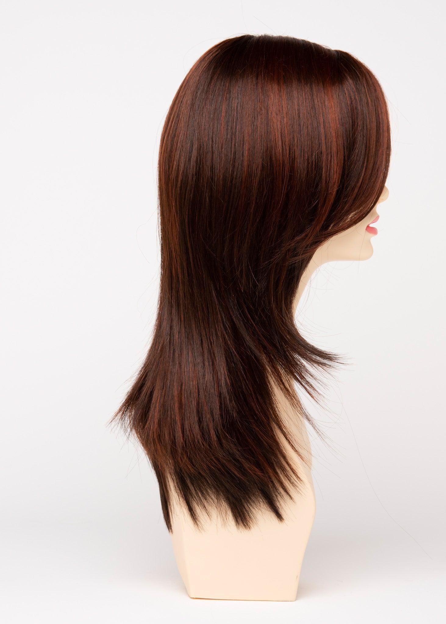Ava | EnvyHair 30/70 Human Hair Synthetic Mono Part Lace Front Wig by Envy Alan Eaton | Sleek & Alluring Style, Heat-Friendly Versatility - Buy Wigs USA
