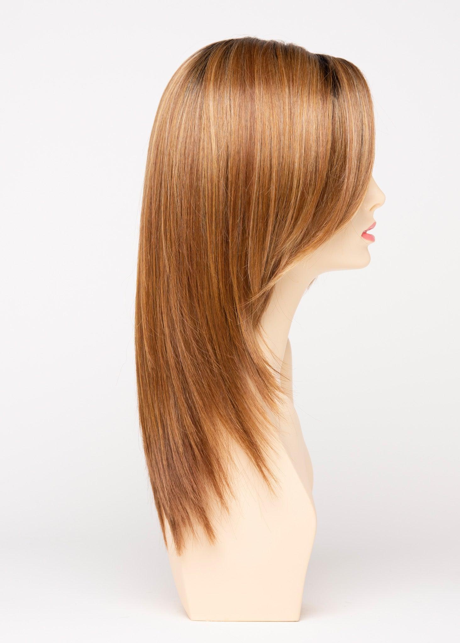Ava | EnvyHair 30/70 Human Hair Synthetic Mono Part Lace Front Wig by Envy Alan Eaton | Sleek & Alluring Style, Heat-Friendly Versatility - Buy Wigs USA