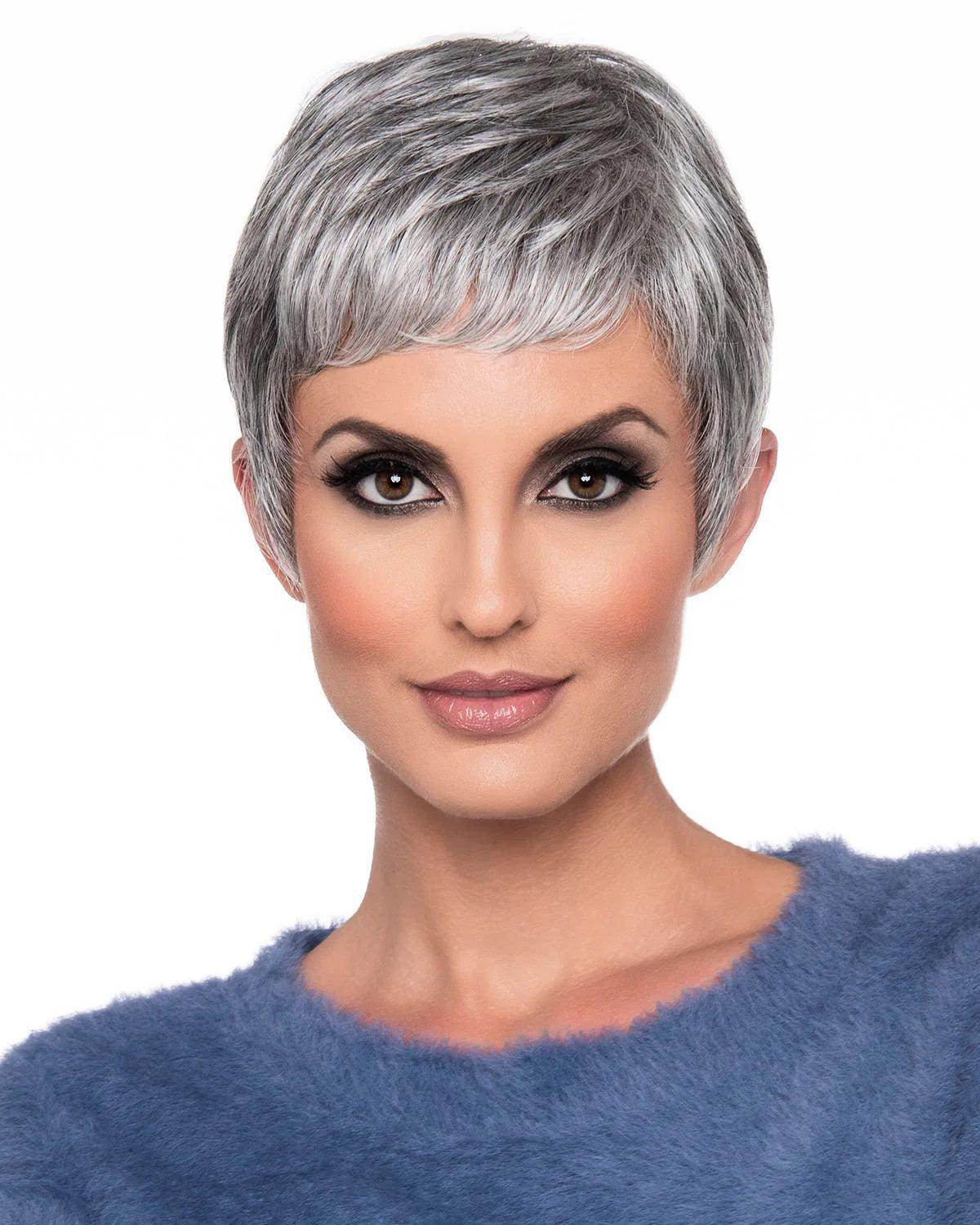 FIONA - EnvyHair Monofilament Top Crown Lace Front Wig Pixi Cut - Image Maker Wigs Online