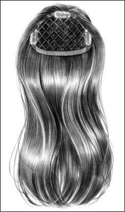 Style142 HB – 6"x4" Base 16" length Hair Extension Addition 40/60 Blended - Buy Wigs USA