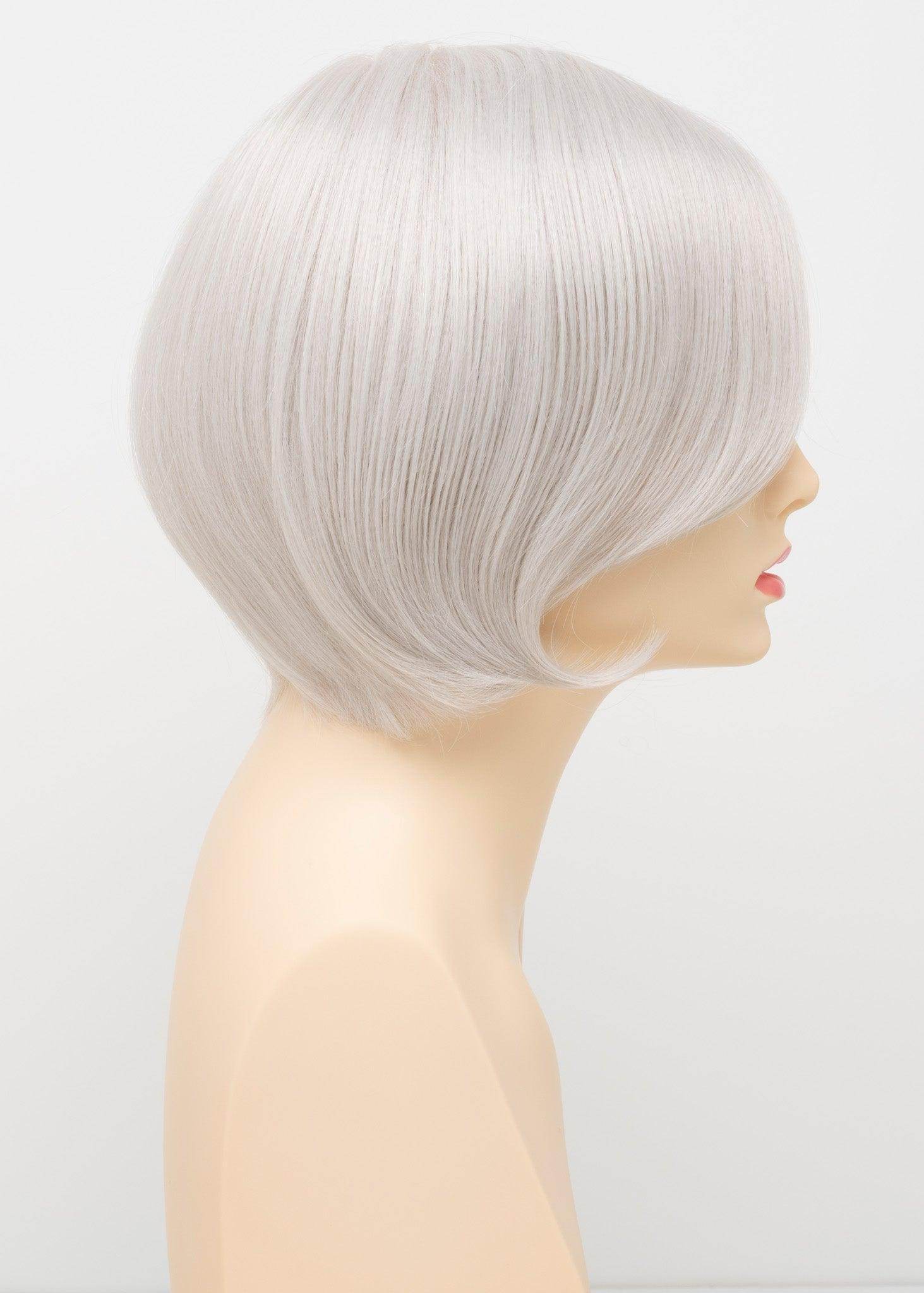 Abbey | EnvyHair™ | 30/70 |Human/Synthetic Blend Wig | Envy | Alan Eaton | Abbey-Light Grey | Envy Wig | Image Maker Wigs Online