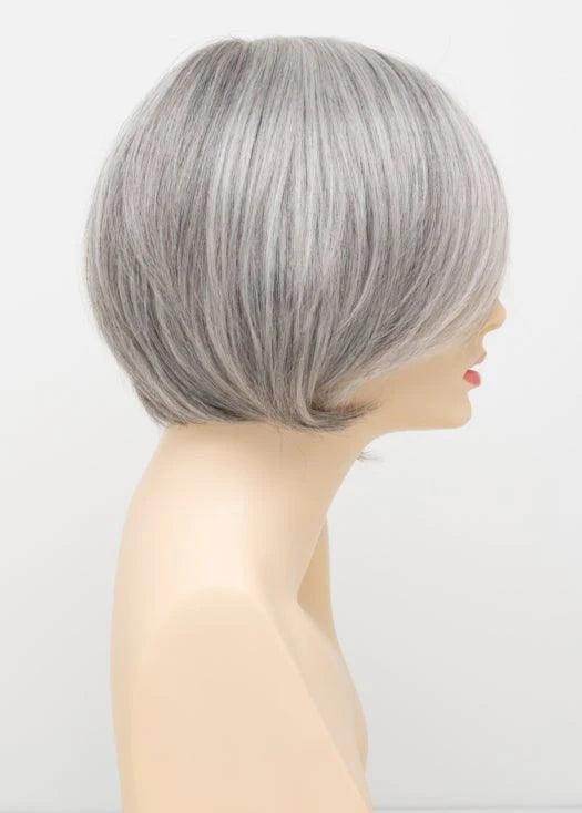 Abbey | EnvyHair™ | 30/70 |Human/Synthetic Blend Wig | Envy | Alan Eaton | Abbey- Medium Grey | Envy Wig | Image Maker Wigs Online
