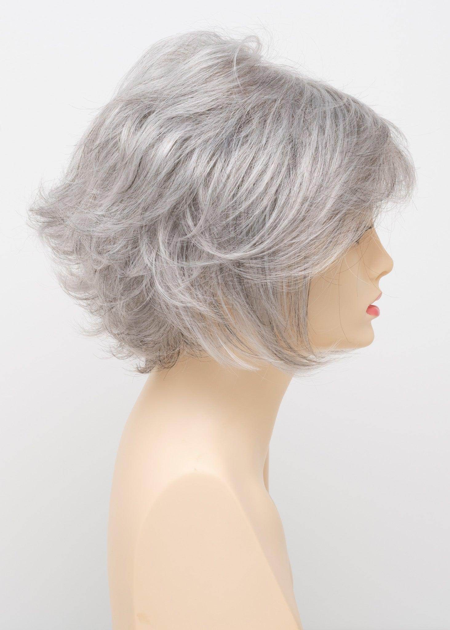 Angie | Lace Front Mono Top Wig | Synthetic | Envy | Angie-Medium Grey | Envy Wig | Image Maker Wigs Online