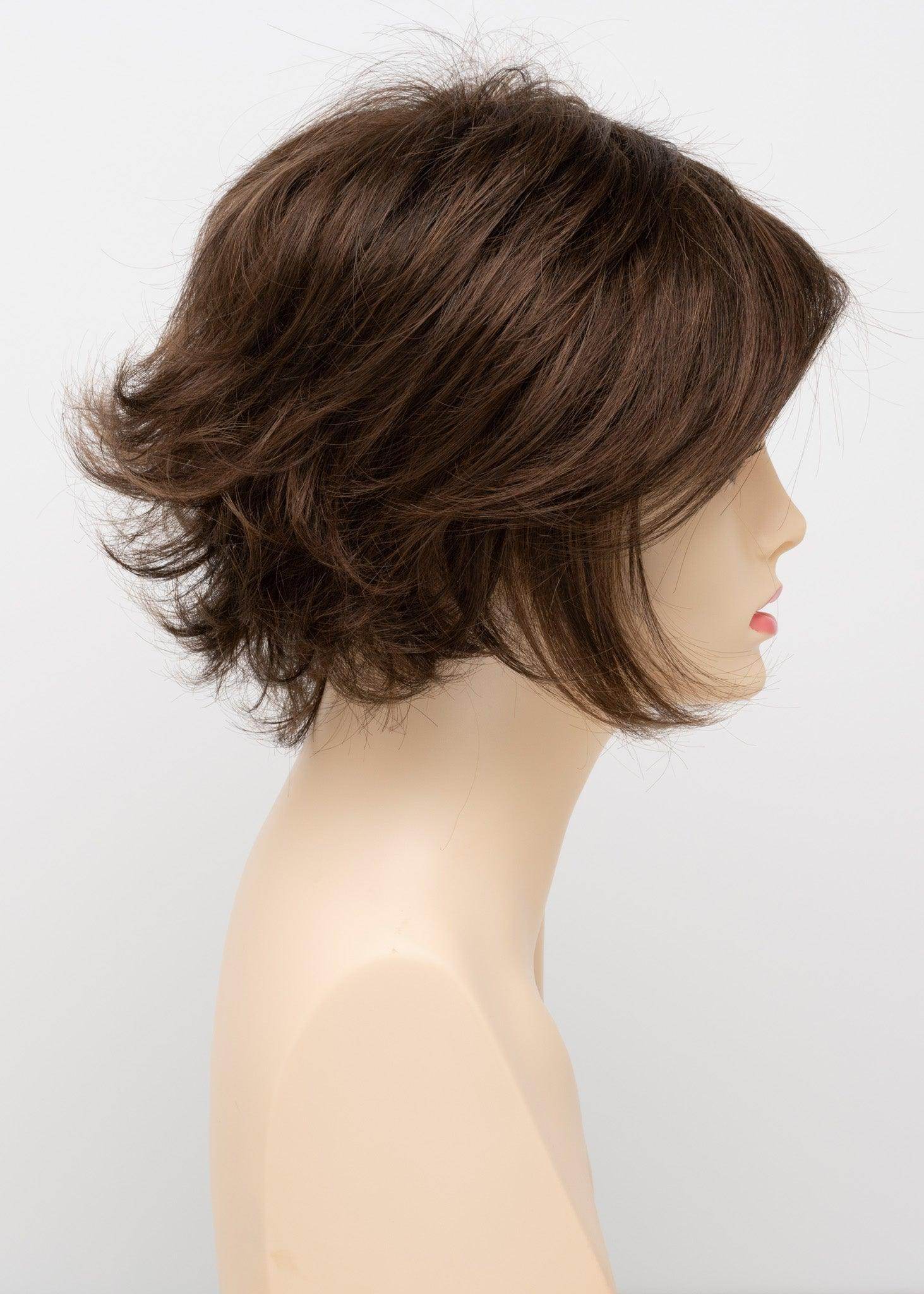 Angie | Lace Front Mono Top Wig | Synthetic | Envy | Angie-Medium Brown | Envy Wig | Image Maker Wigs Online