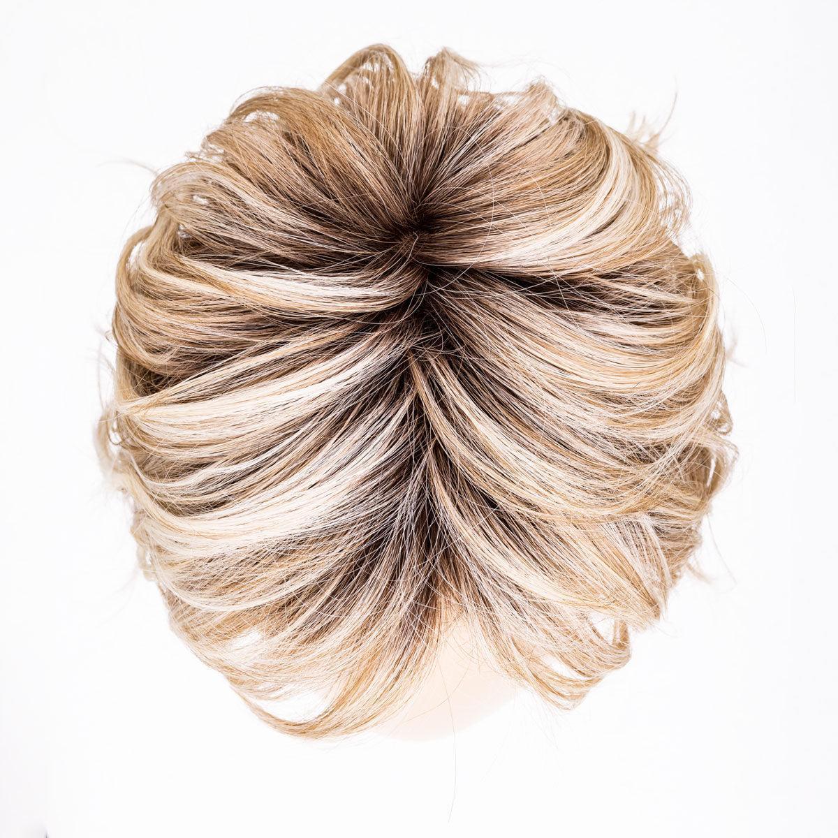 Anima | Mini Lace Front Mono Crown Heat-Friendly Synthetic Wig by Ellen Wille | Edgy Beach Waves, Blunt Fringe, Petite Average Fit - Buy Wigs USA