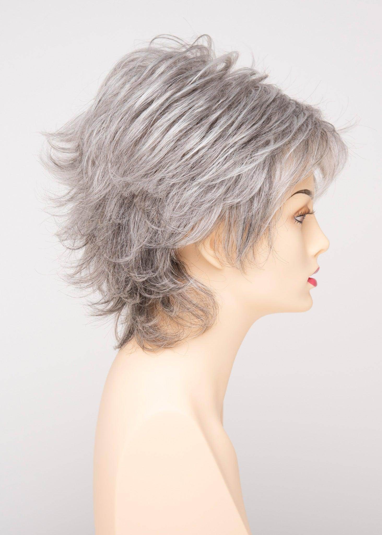 Aria | EnvyHair Human/Synthetic Blend Wig | Open Cap Construction | Envy Alan Eaton | Medium Grey | Envy Wig | Image Maker Wigs Online