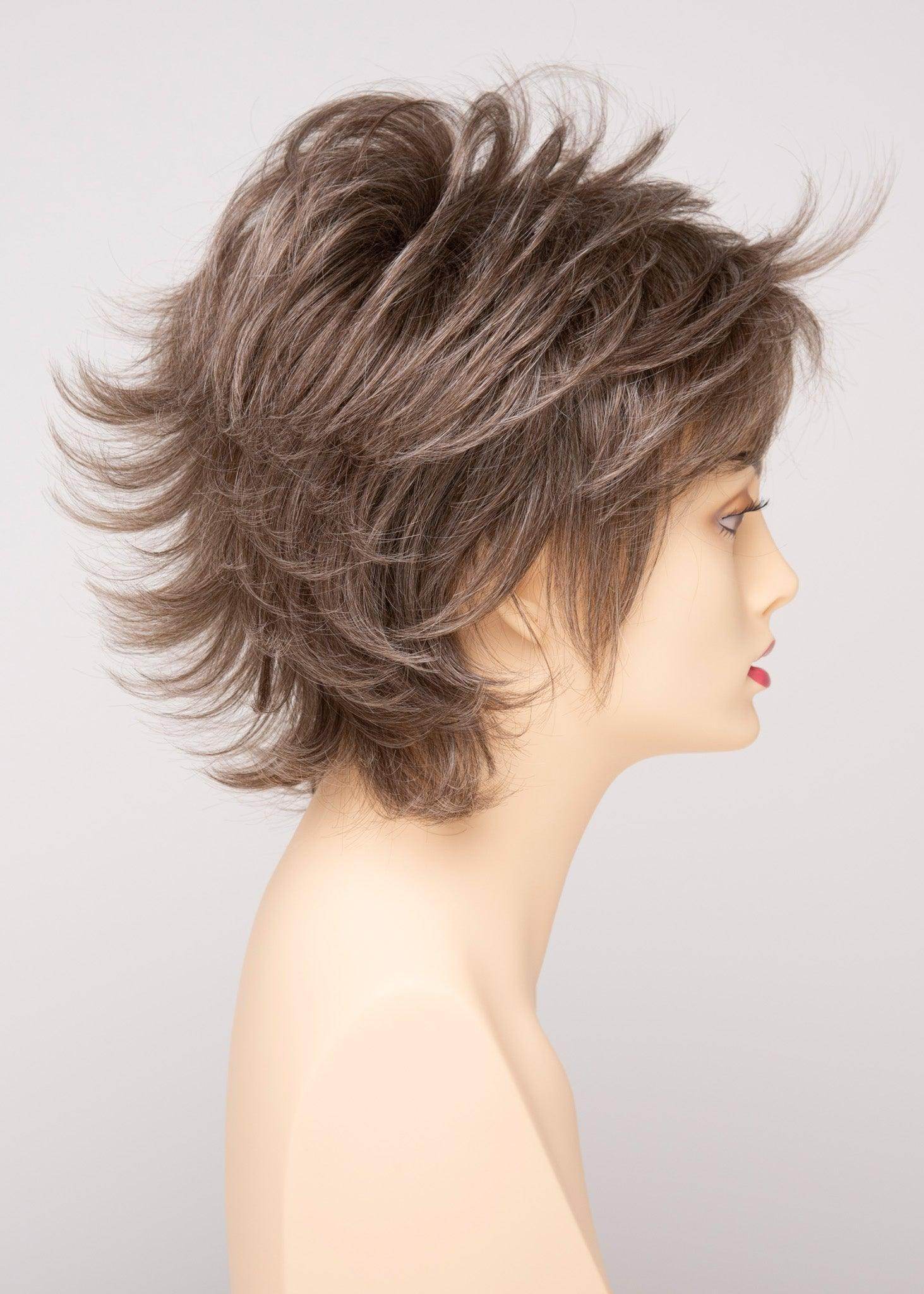 Aria | EnvyHair Human/Synthetic Blend Wig | Open Cap Construction | Envy Alan Eaton | Dark Grey | Envy Wig | Image Maker Wigs Online