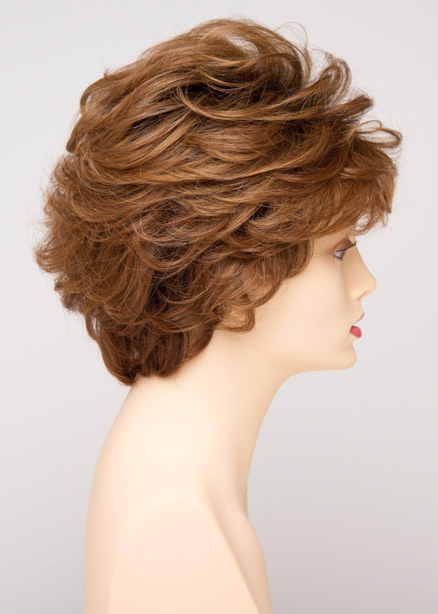 Aubrey | Mono Top Hand-Tied Wig | 30/70 Human Hair Blend | Envy | Ginger Cream | Envy Wig | Image Maker Wigs Online