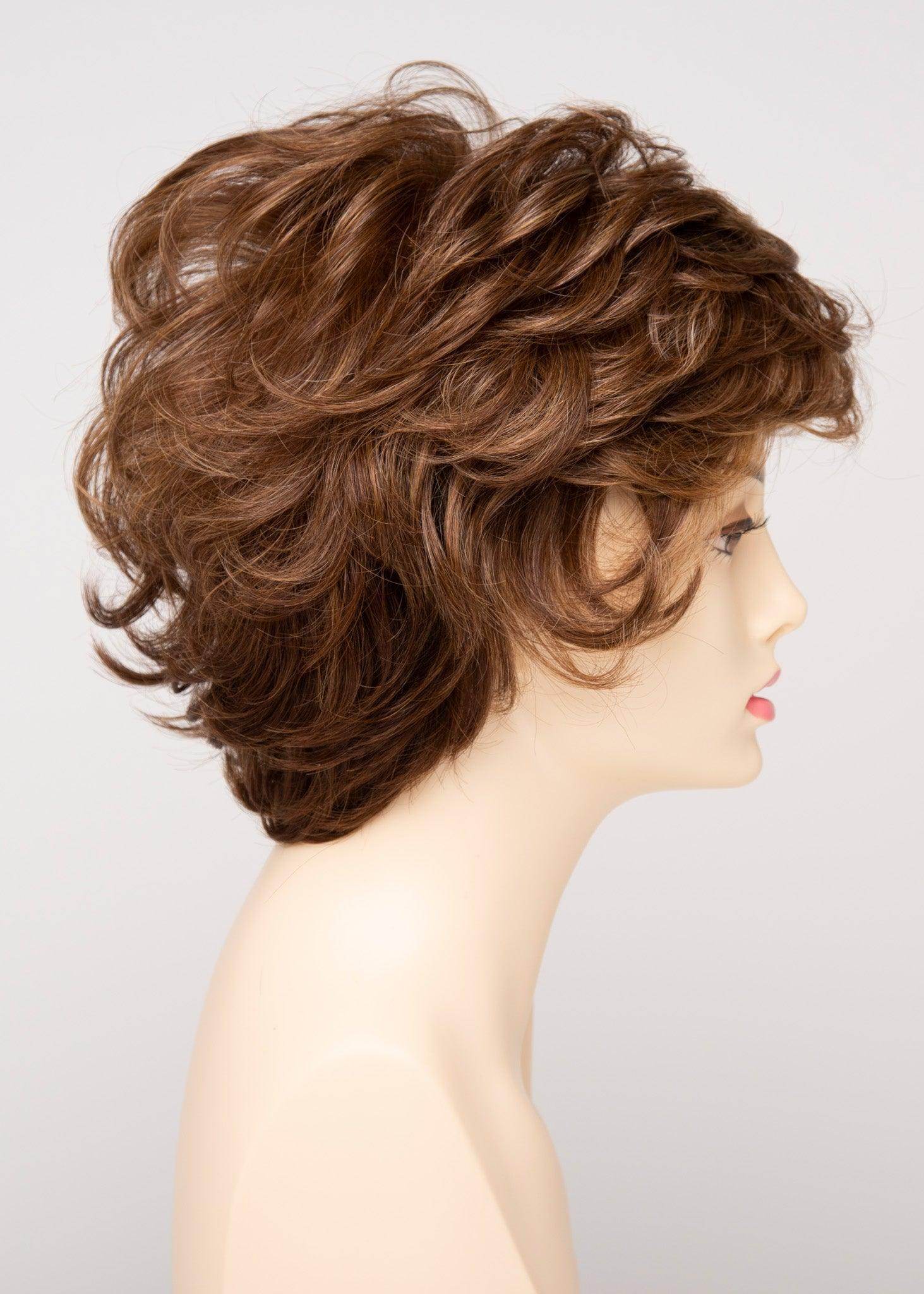 Aubrey | Mono Top Hand-Tied Wig | 30/70 Human Hair Blend | Envy | Light Brown | Envy Wig | Image Maker Wigs Online