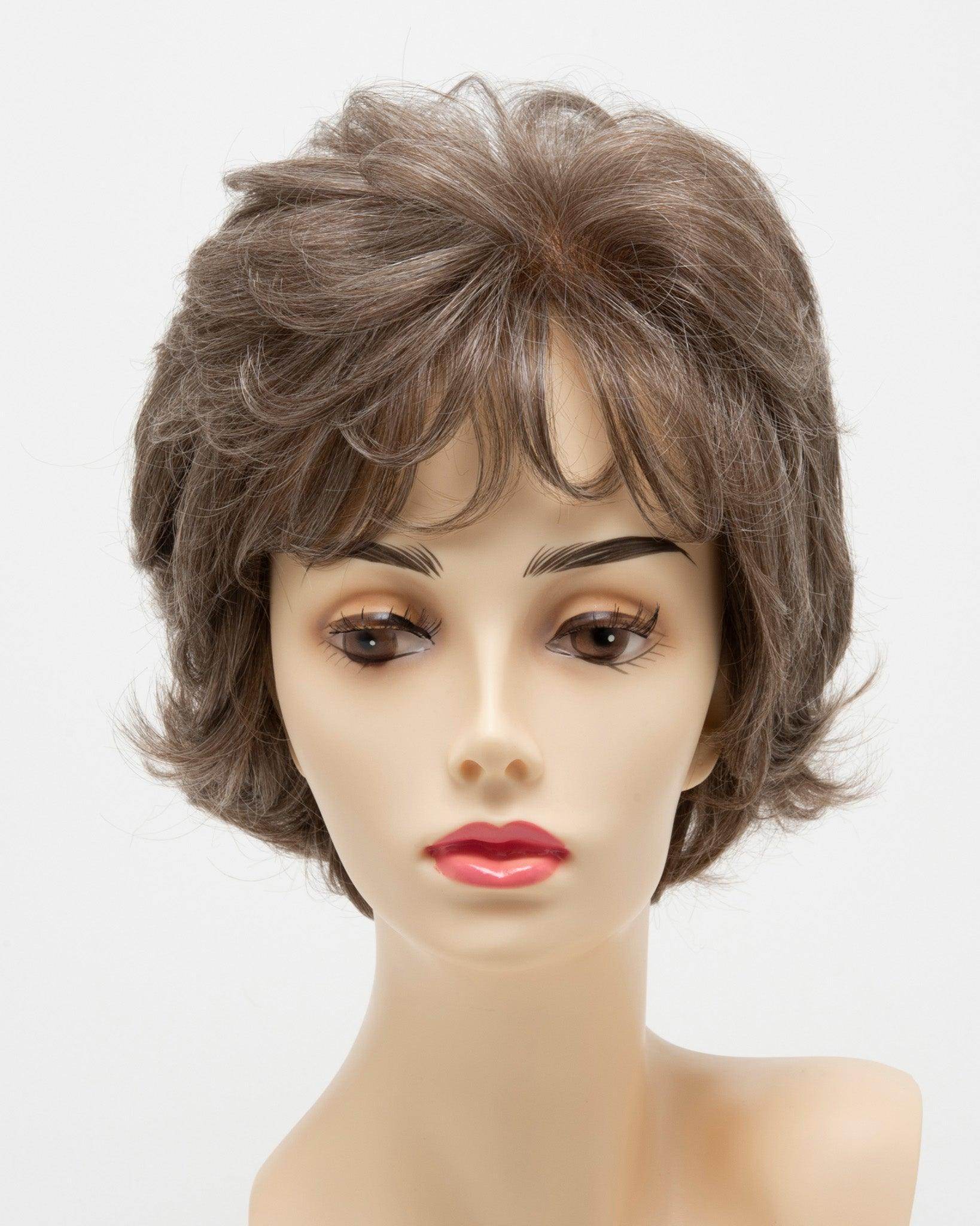 Aubrey | Mono Top Hand-Tied Wig | 30/70 Human Hair Blend | Envy | Medium Brown | Envy Wig | Image Maker Wigs Online