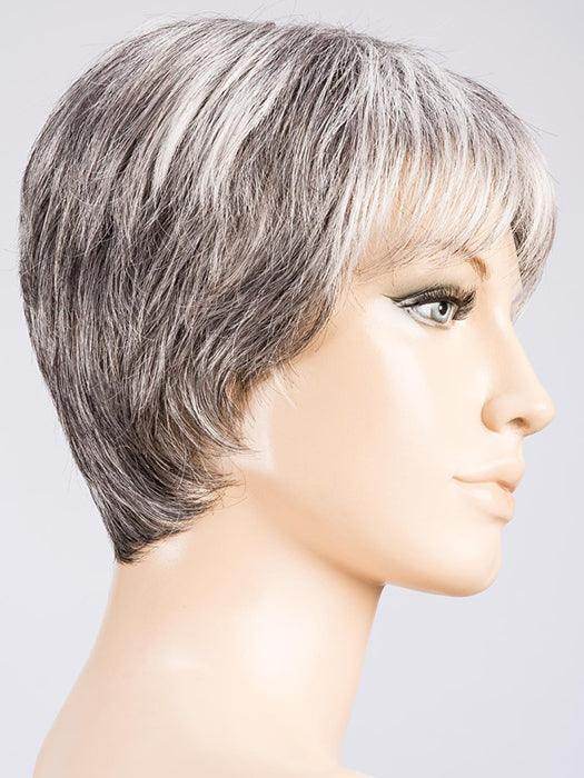 Aura | SALT/PEPPER-MIX | Hand-Tied Lace Front Synthetic Wig by Ellen Wille | Image Maker Wigs Online