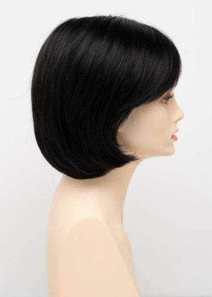 Be Blunt Bob Hair Topper | Lace Front, Monofilament Part by Envy | 100% Synthetic Fiber - Image Maker Wigs Online